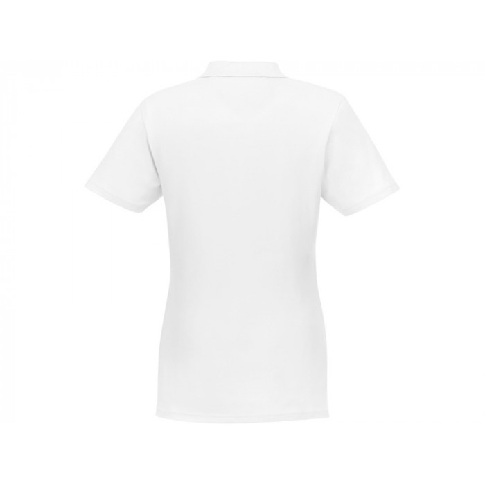 Женское поло Helios с коротким рукавом, белый
