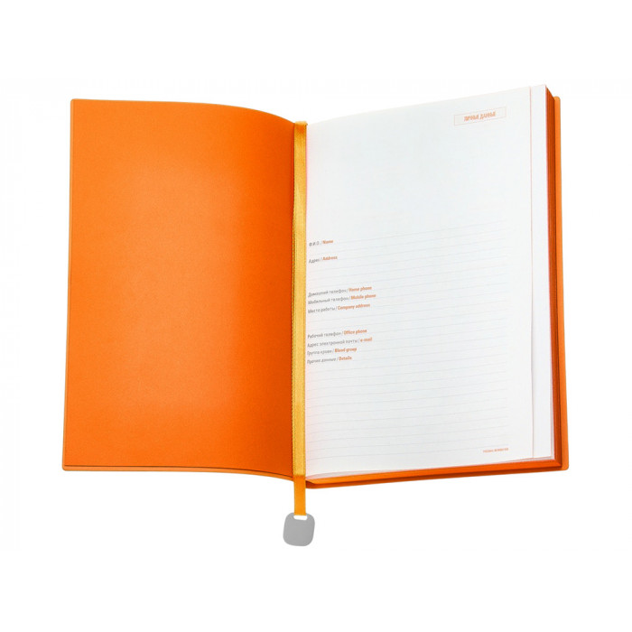 Ежедневник А5 недатированный Mercury, красный