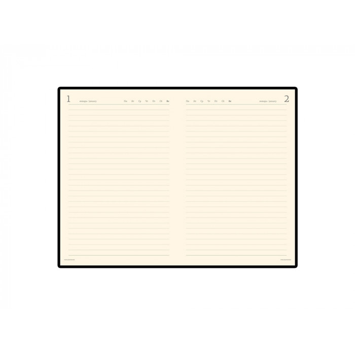 Ежедневник полудатированный портфолио А5  PROFY коричневый