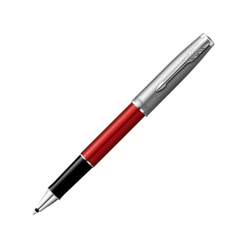 Ручка роллер Parker Sonnet T546  Red CT, стержень: F, цвет чернил: black, в подарочной упаковке