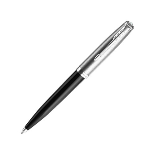 Шариковая ручка Parker 51 CORE BLACK CT, стержень: M, цвет чернил: black, в подарочной упаковке.