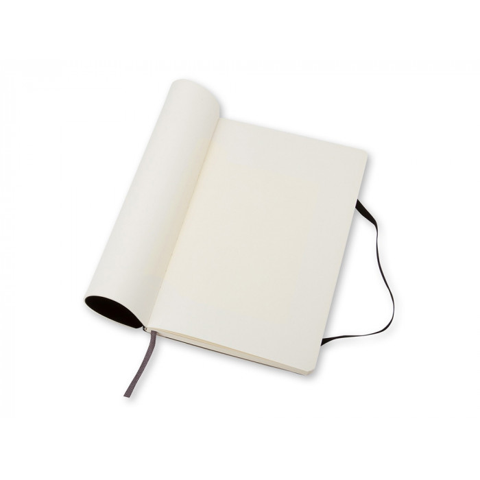 Записная книжка Moleskine Classic Soft (нелинованный), Large (13х21см), черный