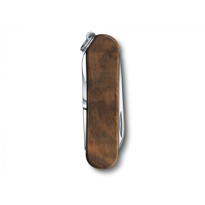 Нож-брелок VICTORINOX Classic SD, 58 мм, 5 функций, деревянная рукоять