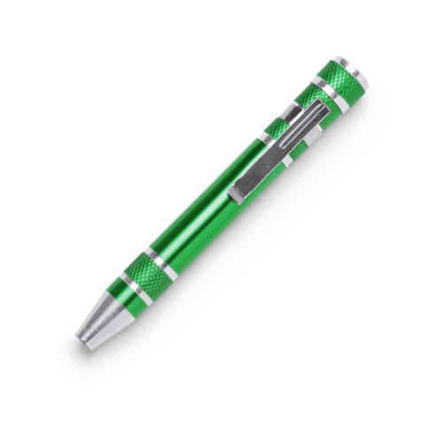 Алюминиевый мультитул BRICO в форме ручки, папоротник