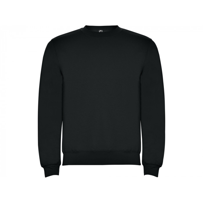 Свитшот с начесом Clasica унисекс, графитовый