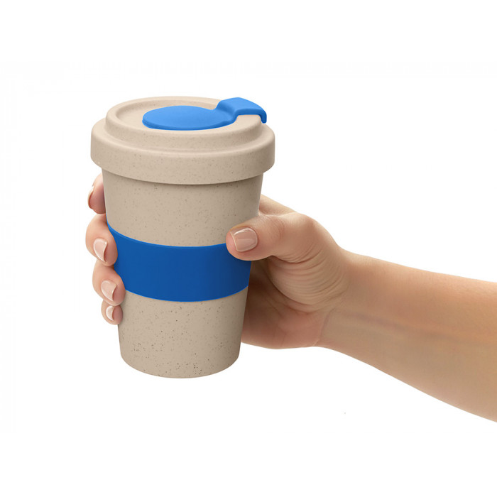 Стакан из пшеничного волокна Flava, синий