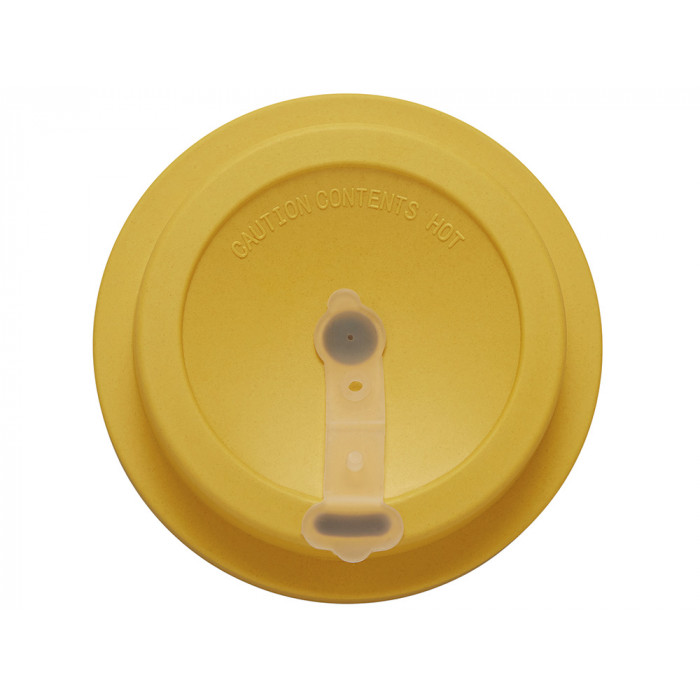 Термокружка Muffin из натуральных волокон, желтый