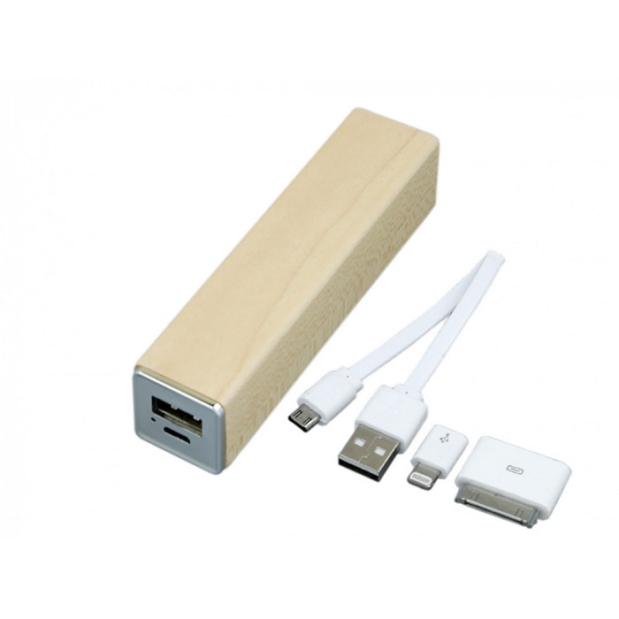 PB-wood1 Универсальное зарядное устройство power bank прямоугольной формы. 2600MAH. Белый PB-wood1 Универсальное зарядное устройство power bank прямоугольной формы. 2600MAH. Белый