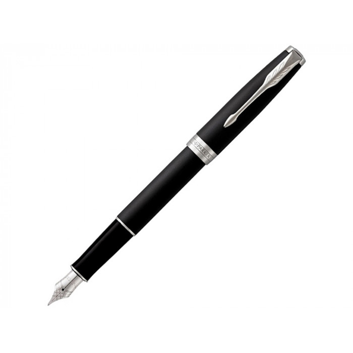 Перьевая ручка Parker Sonnet , Matte Black CT, перо: F, цвет чернил: black, в подарочной упаковке