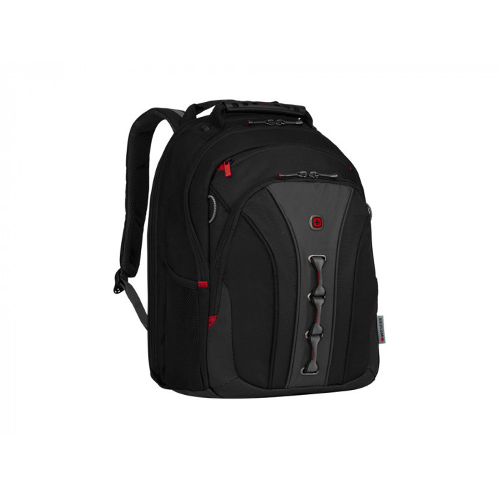 Рюкзак Legacy WENGER 16'', черный/серый, полиэстер/ПВХ, 35 x 25 x 45 см, 21 л