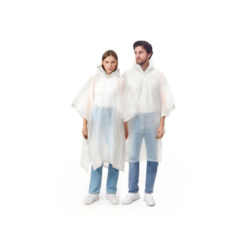 Пончо Hawaii c чехлом унисекс, белый