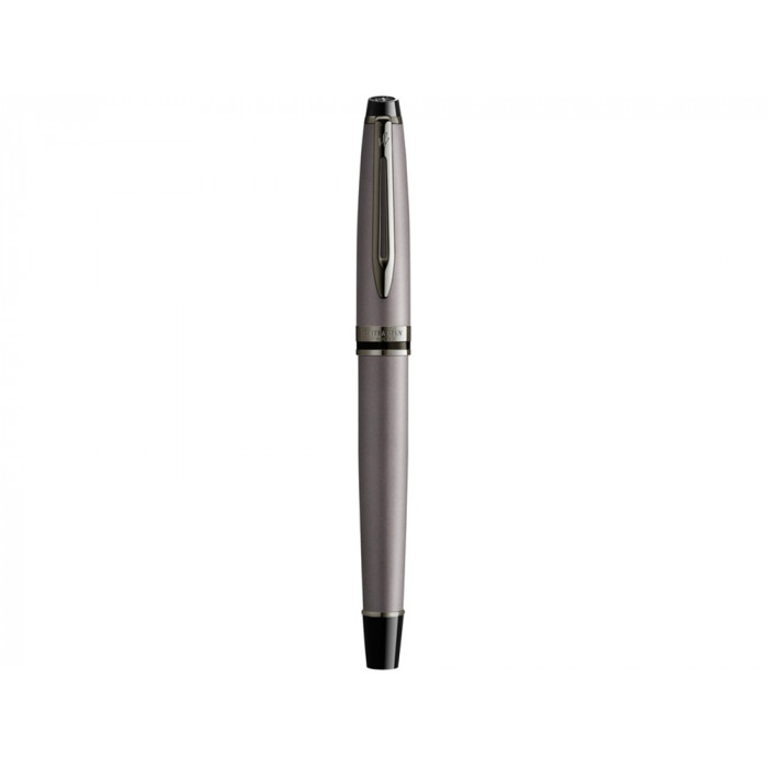 Перьевая ручка Waterman Expert Silver F BLK в подарочной упаковке