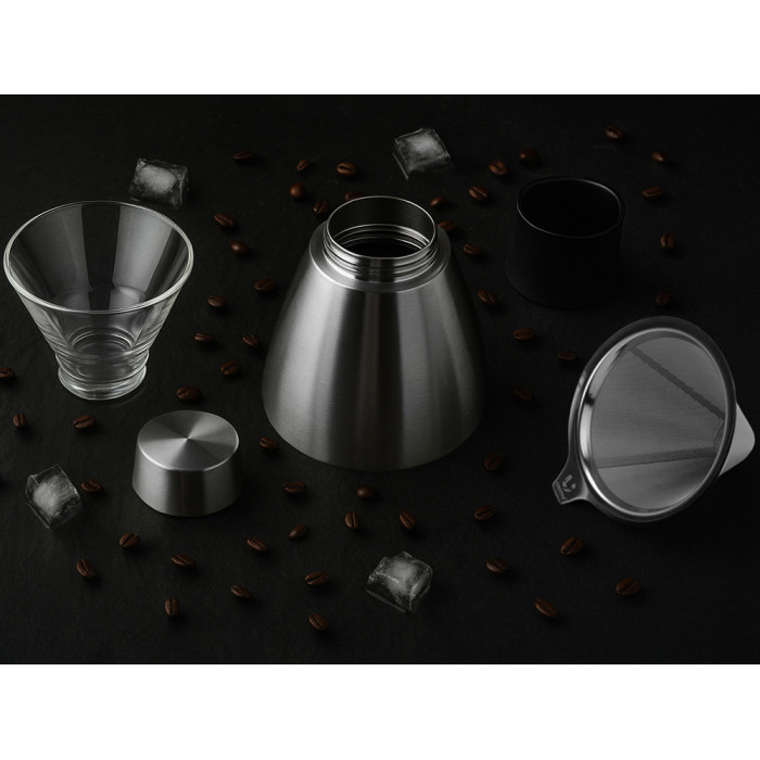 Кофеварка POUR OVER, 1000 мл, серебристый/черный Кофеварка POUR OVER, 1000 мл, серебристый/черный