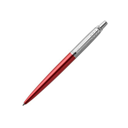 Шариковая ручка Parker Jotter Essential, Kensington Red CT, стержень: M, цвет чернил : blue или blac