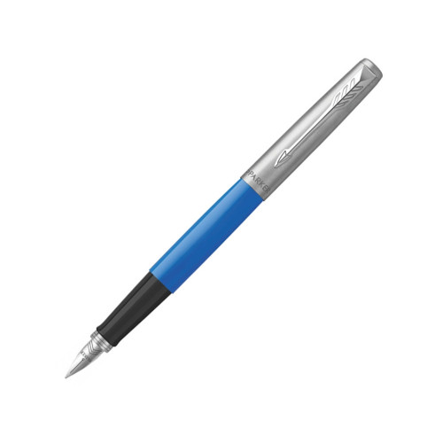 Перьевая ручка Parker Jotter, цвет ORIGINALS BLUE CT, цвет чернил синий/черный, толщина линии M, В БЛИСТЕРЕ