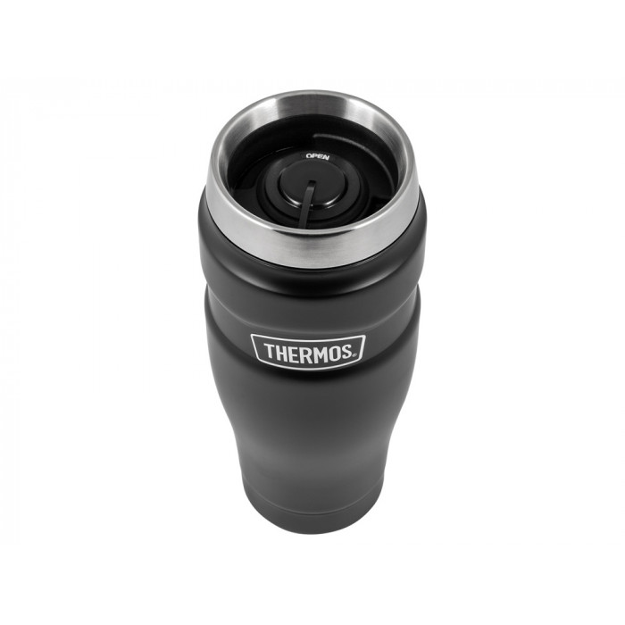 Кружка-термос из нерж. стали тм THERMOS SK1005BK (Matte Black) 0.47L, черный