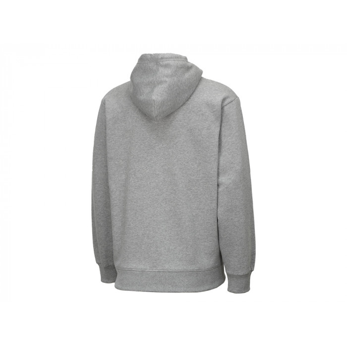 Толстовка с капюшоном оверсайз Lisbon унисекс, серый меланж