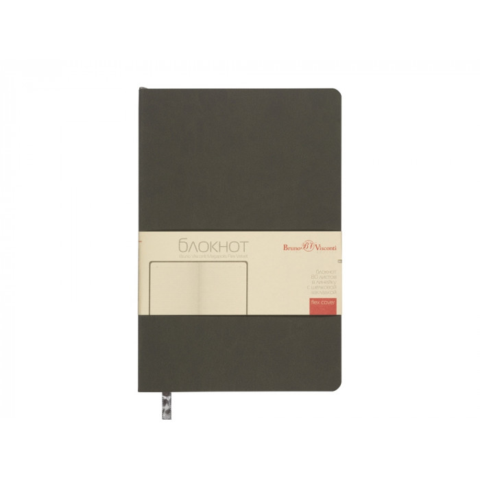 Блокнот А5 Megapolis Flex Velvet, серый