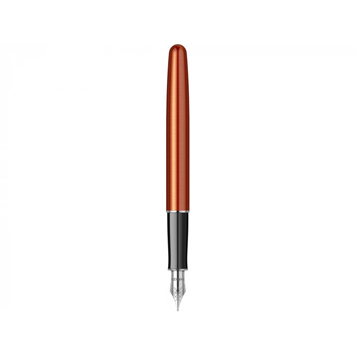 Перьевая ручка Parker Sonnet Essentials Orange SB Steel CT, перо: F, цвет чернил black, в подарочной упаковке.