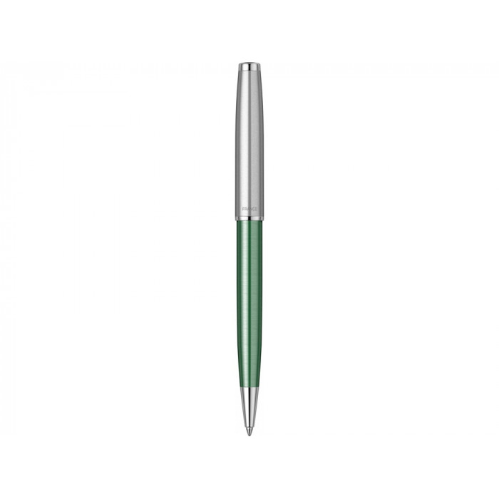 Шариковая ручка Parker Sonnet Essentials Green SB Steel CT, цвет чернил black, перо: M, в подарочной упаковке.