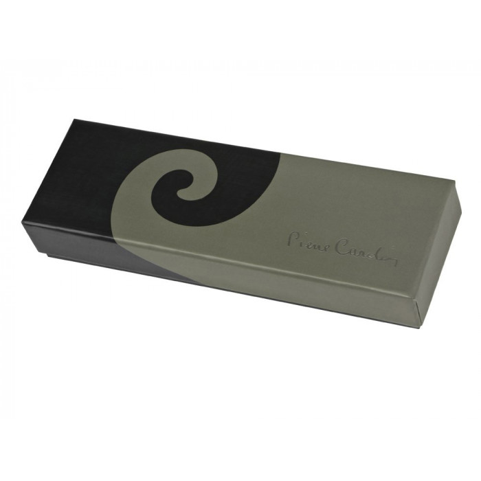 Ручка перьевая Pierre Cardin I-SHARE. Цвет - серый прозрачный.Упаковка Е-2.