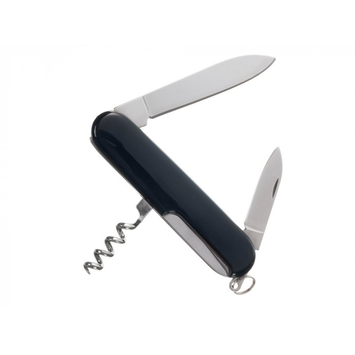 Нож перочинный Stinger, 90 мм, 4 функции, материал рукояти: АБС-пластик (черный)