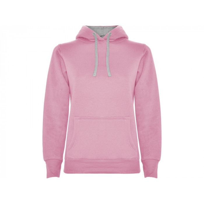 Толстовка с капюшоном Urban женская, светло-розовый