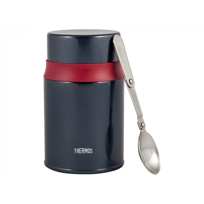 Термос из нерж.стали в комплекте с ложкой тм THERMOS TCLD-520S, синий