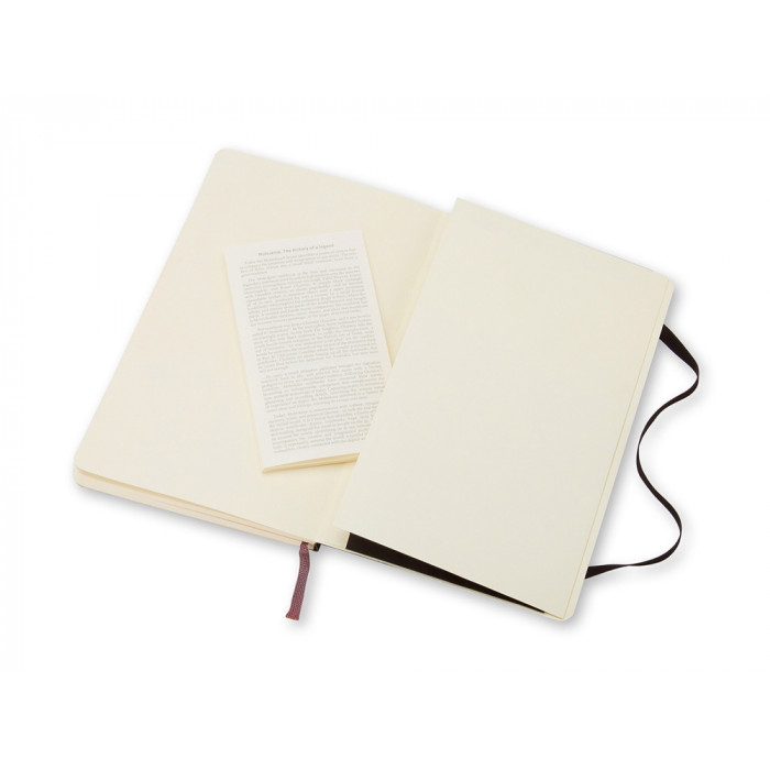 Записная книжка Moleskine Classic Soft (в линейку), Pocket (9х14 см), черный