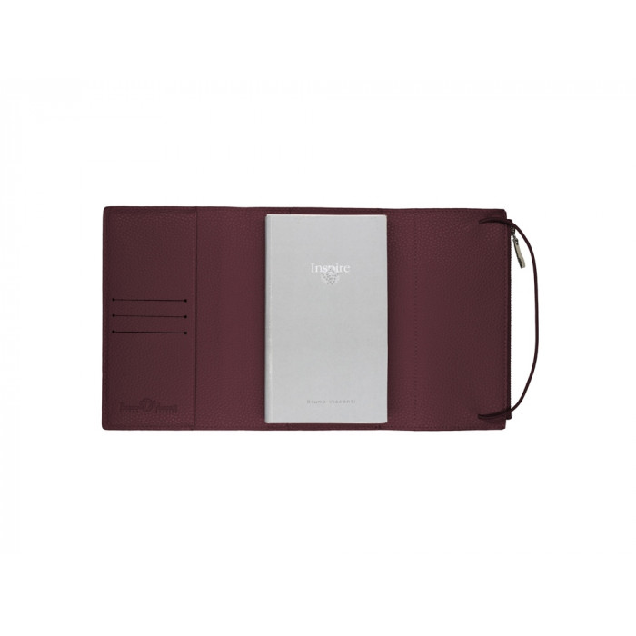 Ежедневник недатированный  А5- Dolce Vita  (бордовый)