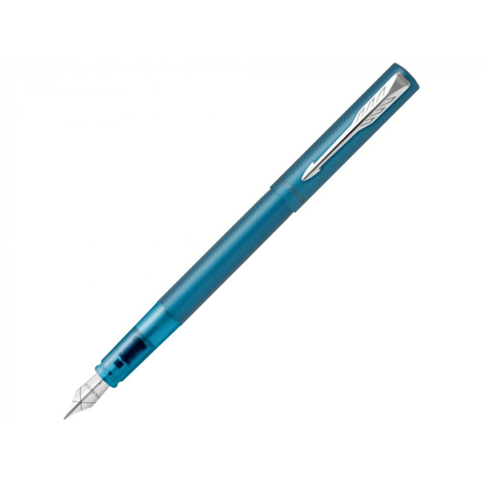 Перьевая ручка Parker Vector XL Teal CT, цвет чернил blue, перо: F, в подарочной упаковке.