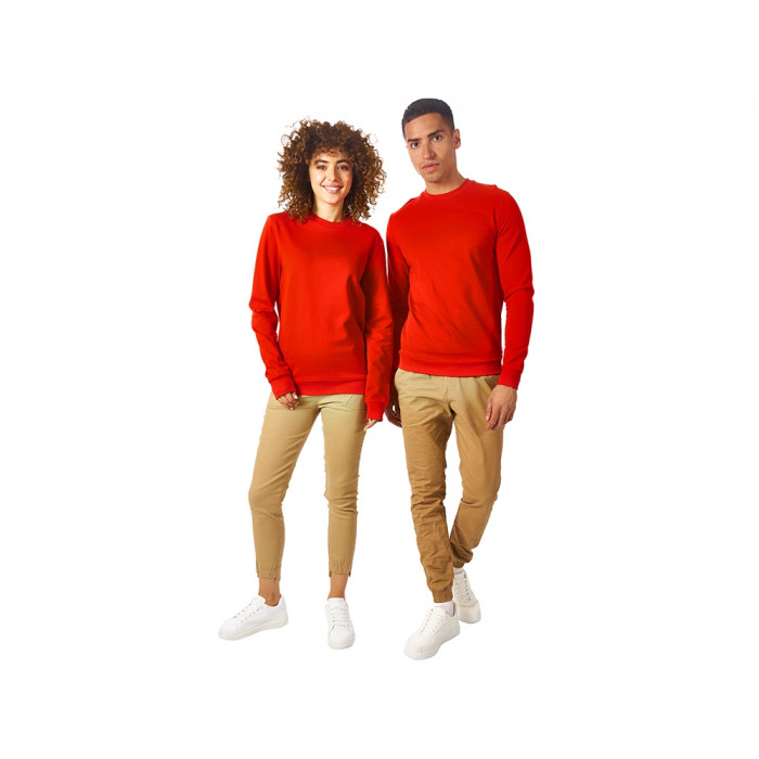 Свитшот Motion унисекс с начесом, красный