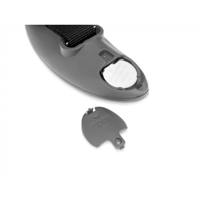 Багажные весы с покрытием soft touch Gravity, серый Багажные весы с покрытием soft touch Gravity, серый