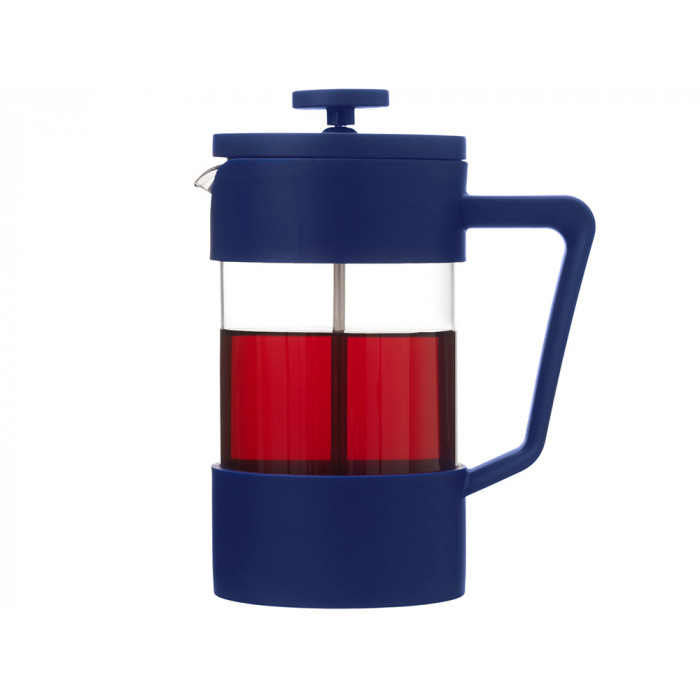 Пластиковый френч-пресс Intense, 600мл, темно-синий