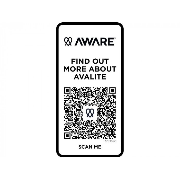 Avalite футболка унисекс Aware™ из переработанных материалов с коротким рукавом - Черный