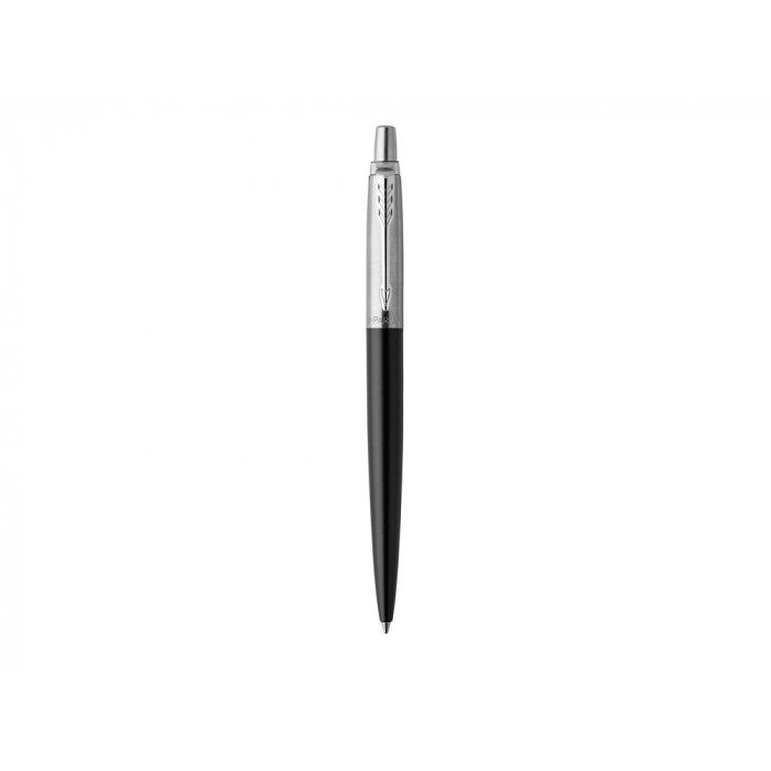 Шариковая ручка Parker Jotter Essential, Satin Black CT, стержень: M, цвет чернил : blue или black