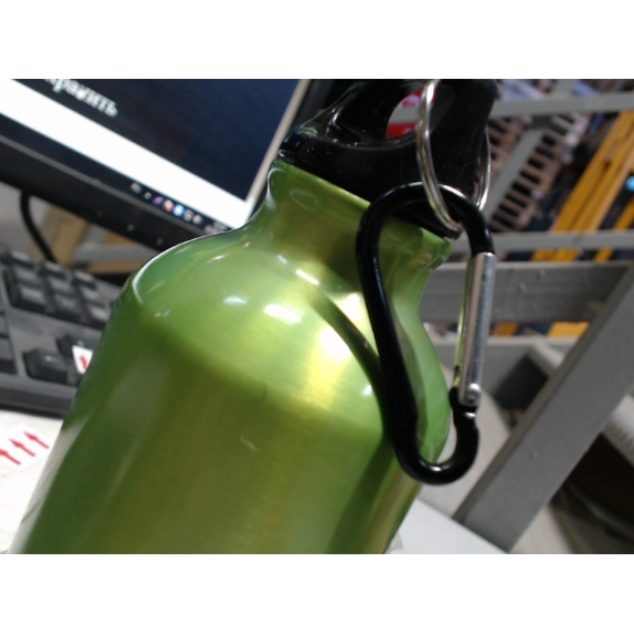 Бутылка Oregon с карабином 400мл, зеленое яблоко