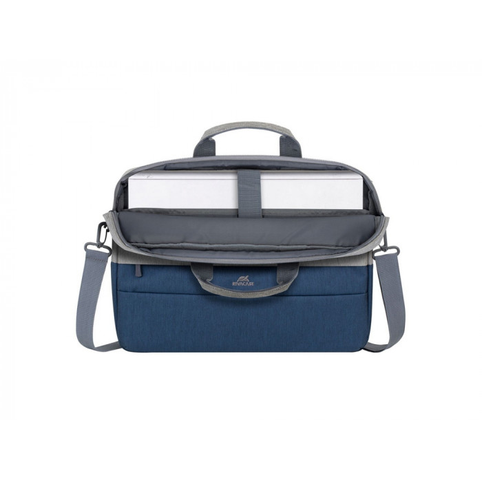 RIVACASE 7532 grey/dark blue сумка для ноутбука 15.6''