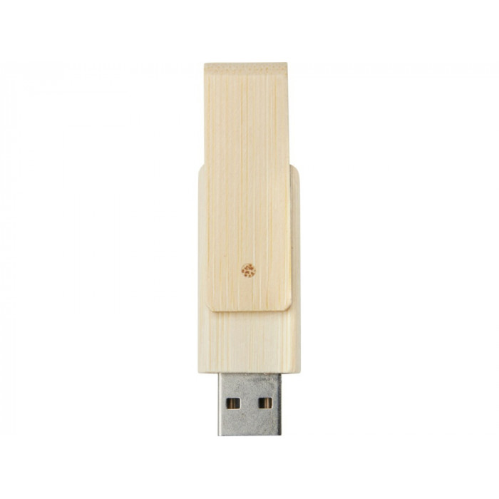 Rotate, USB-накопитель объемом 4 ГБ из бамбука, бежевый