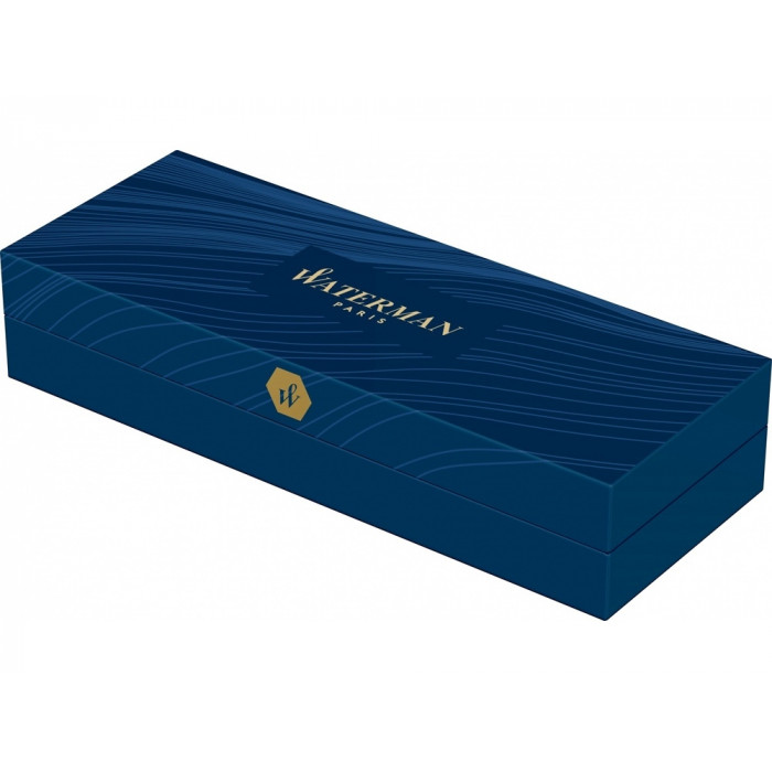 Шариковая ручка Waterman Hemisphere French riviera Deluxe BLU LOUNGE в подарочной коробке