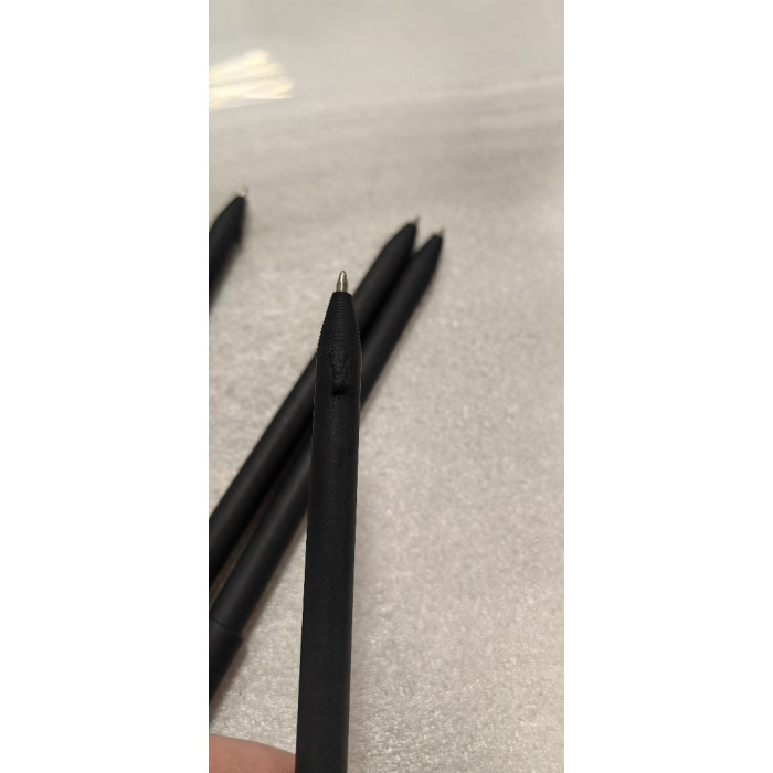 Ручка картонная с колпачком Recycled, черный (Р)