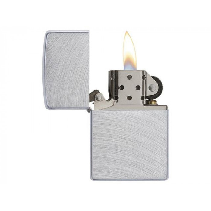 Зажигалка ZIPPO Classic с покрытием Chrome Arch, латунь/сталь, серебристая, матовая, 38x13x57 мм