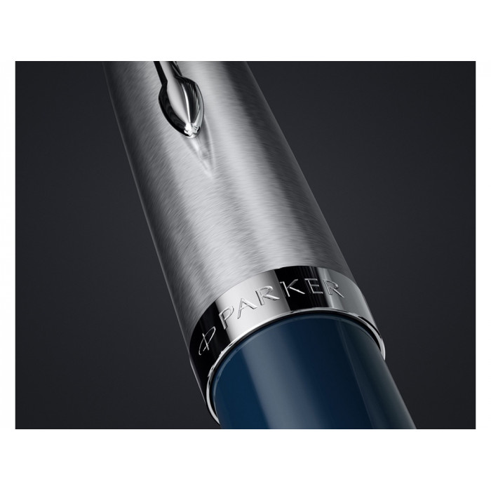 Шариковая ручка Parker 51 CORE MIDNIGHT BLUE CT, стержень: M, цвет чернил: black, в подарочной упаковке.