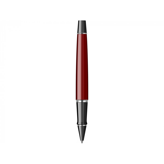 Ручка-роллер Waterman Expert Dark Red Lacquer CT Black, стержень: Fblk