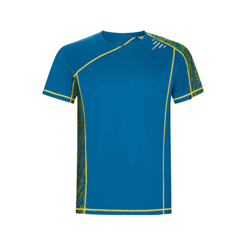 Спортивная футболка Sochi мужская, принтованный королевский синий