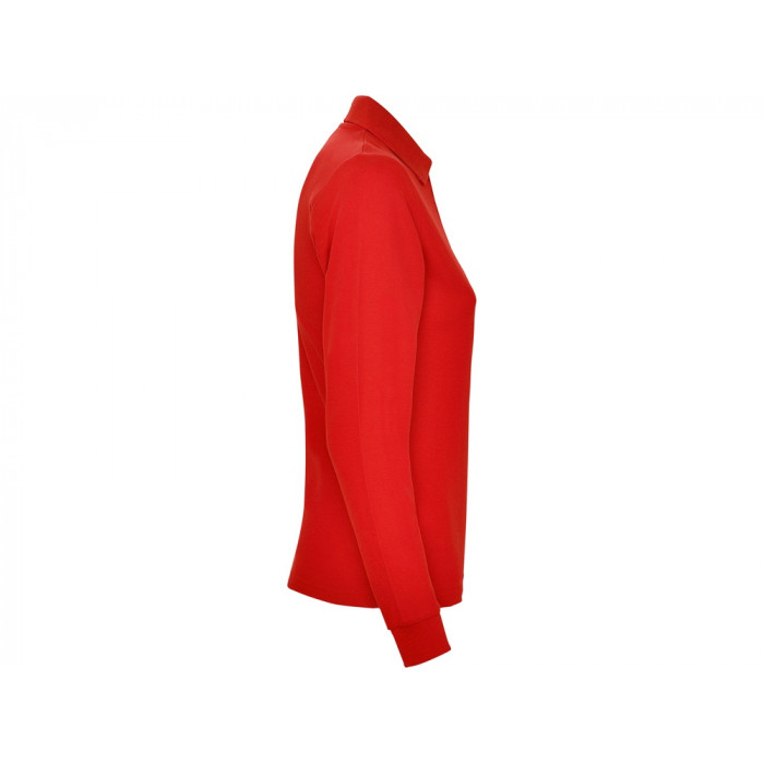 Рубашка поло Estrella женская с длинным рукавом, красный