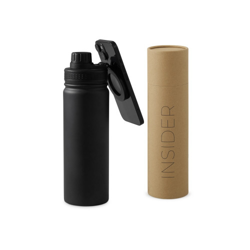 Вакуумная термобутылка с magsafe-держателем INSIDER, 600 мл, черный