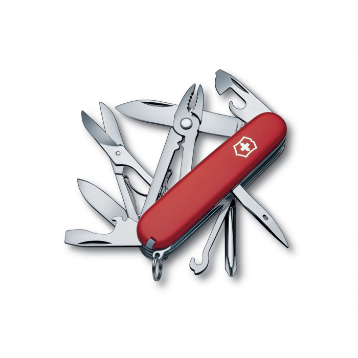 Нож перочинный VICTORINOX Deluxe Tinker, 91 мм, 17 функций, красный