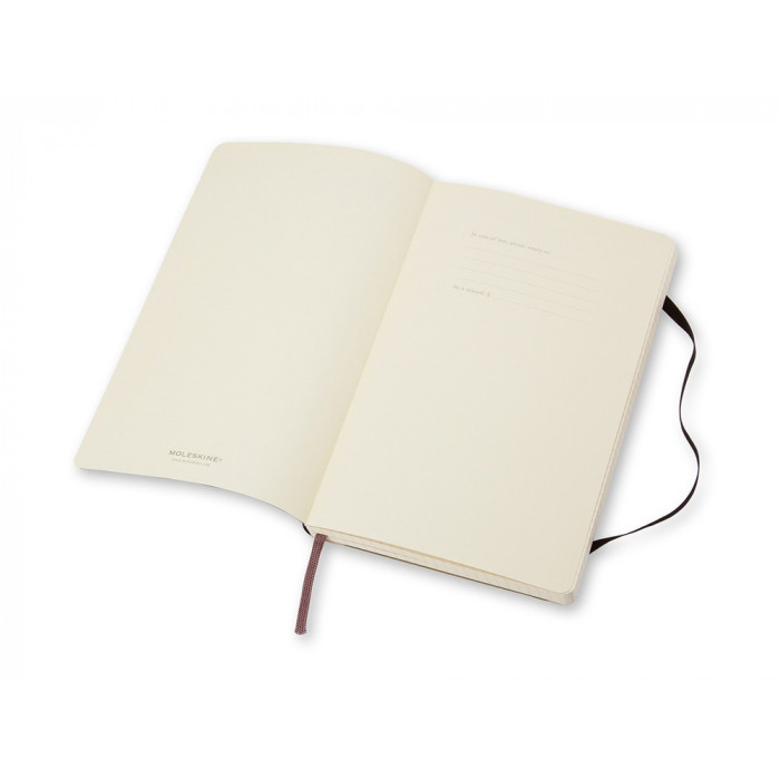 Записная книжка Moleskine Classic Soft (в клетку), Large (13х21см), черный