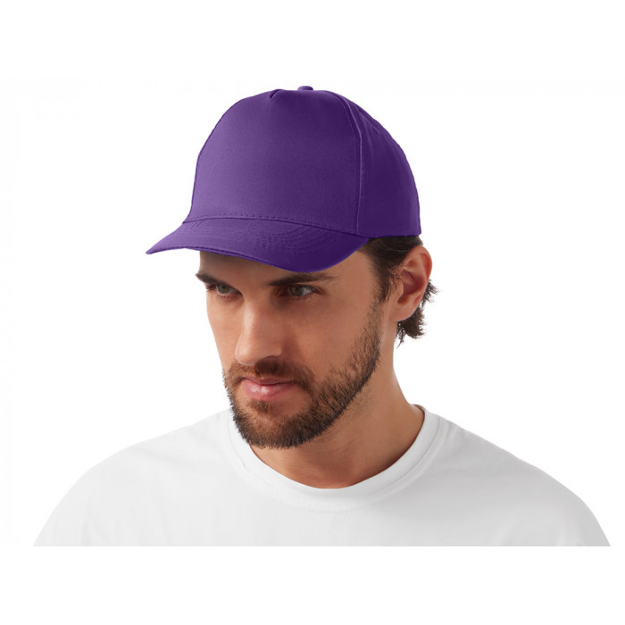 Бейсболка Poly 5-ти панельная 120гр, фиолетовый